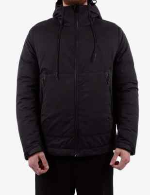 SSEINSE Men's Jacket Padded Hood Winter Zippers Windproof Warm