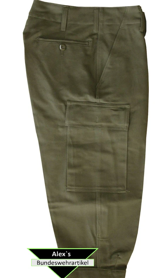 Original Bundeswehr Kniebundhose 3/4 Hose Feldhose Moleskin Leo Köhler oliv Schw - Bild 2 von 4