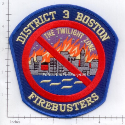Massachusetts - Boston District 3 MA Fire Dept Patch - Beacon Hill