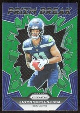 2023 714D PANINI PRIZM BREAK GREEN PRIZM Jaxon Smith-Njigba Rookie Seattle