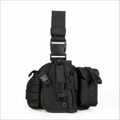 Tactical Military Men Thigh Fanny Pack Utility Waist Drop Leg Bag Belt Pouch Bag - Picture 3 of 13