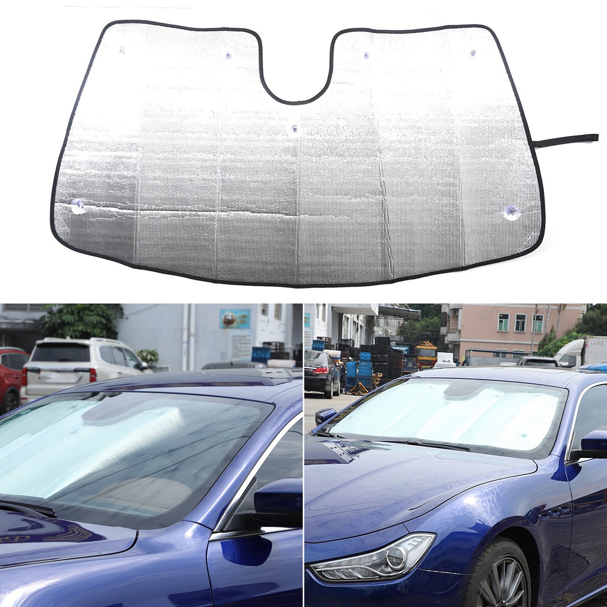 Foldable Car Sun Shade Windshield Window Cover For Maserati Ghibli