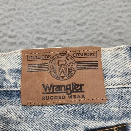 Wrangler Jeans Boys 10 Husky Blue Denim Lava Wash DeadStock Vintage USA Made - Picture 5 of 20