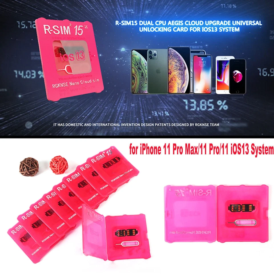 R-SIM15 Card Unlock RSIM Card Part for Phone 11/ 11 Pro Max iOS13 System - Image 4 of 4