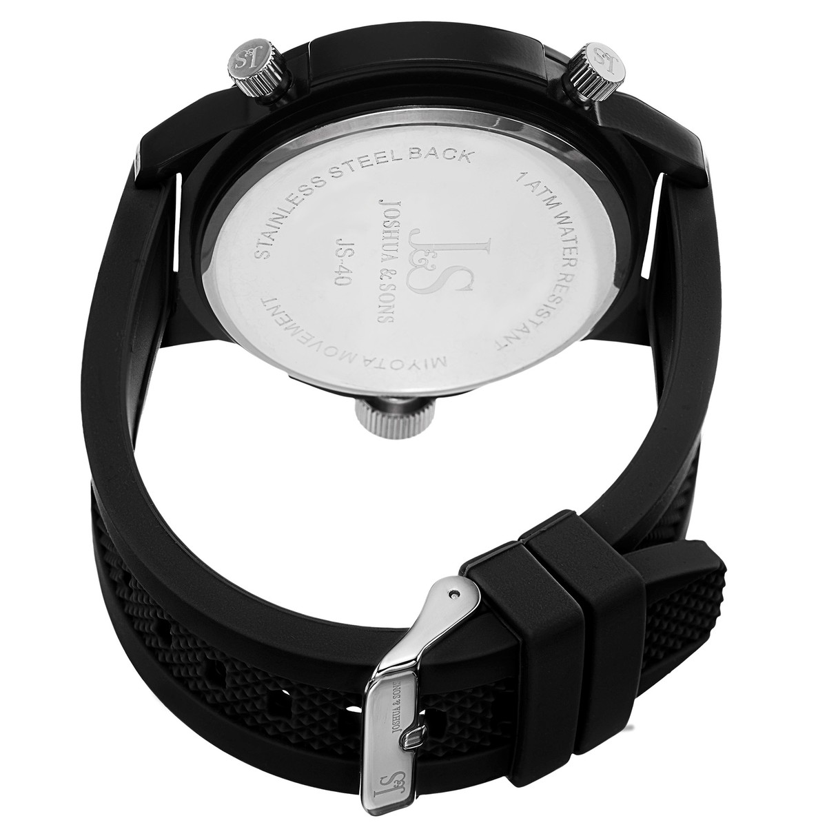 Joshua & Sons Mens Js-40-yl Quartz Triple Time-zone Watch With