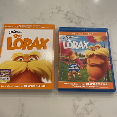 Dr. Seuss' The Lorax (Blu-ray/DVD, 2012, 2-Disc Set) w/Target