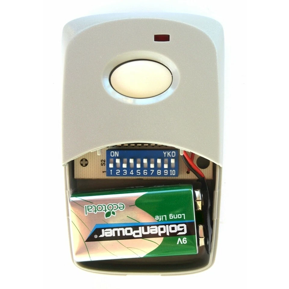 TWO MultiCode 3089 300mhz 10 Code Sw Gate Garage Remote Control Linear MCS308911 - Image 4 of 4