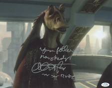 Ahmed Best "Star Wars" AUTOGRAPH Signed 'Jar Jar Binks' 11x14 Photo ACOA