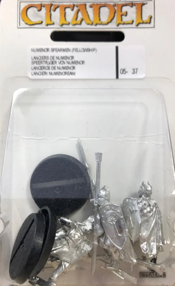 Warriors of Numenor with Spears Blister Hobbit Lord of the Rings Games Workshop