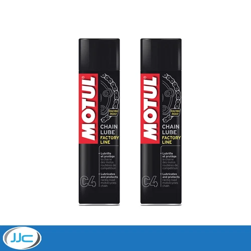 2 x 400ml - Motul C4 Factory Line Motorcycle Chain Lube - Water & Rust Resistant