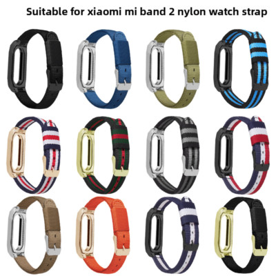 Watch Strap for Xiaomi 2 Woven Nylon Canvas Replacement Band Soft Rugged Premium