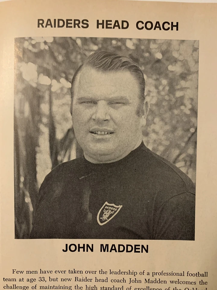 AUTOGRAPHED 11/16 1969 AFL NFL PROGRAM SAN DIEGO CHARGERS VS OAKLAND RAIDERS - Image 2 of 4