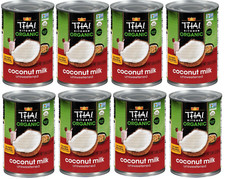 Thai Kitchen Organic Unsweetened Coconut Milk 13.66 fl oz Pack of 8 
