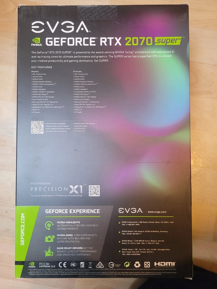 EVGA GeForce RTX 2070 SUPER BLACK GAMING, 08G-P4-3071-KR, 8GB GDDR6 - Image 3 of 4