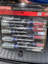 Very Rare Sears Craftsman USA NOS  10pc Pratt Read Screwdriver Set 41510