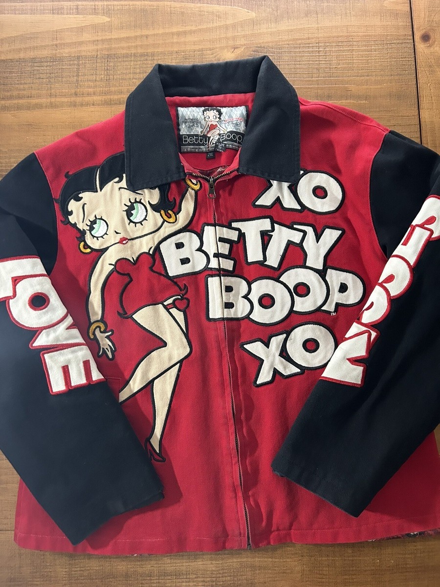 Vintage Betty Boop Jacket Jeff Hamilton Designed Women's Vintage Betty Boop Jacket Jeff Hamilton Designed Women's