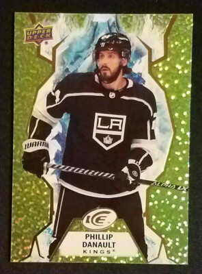 2021-22 Upper Deck Ice #48 Phillip Danault Green Los Angeles Kings NM-MINT