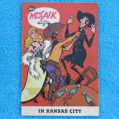 MOSAIK EXPORTHEFT Digedags Nr 164 Hannes Hegen BRD DDR Comic EXPORT geklebt