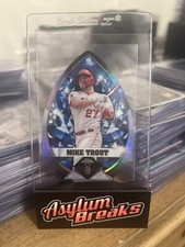 2022 Topps Chrome Ben Baller Mike Trout Diamond Die-Cut Blue /75
