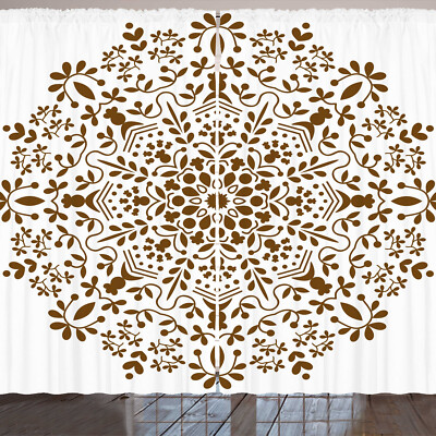 Mandala Rustikale Gardine Abstract Vector Floral