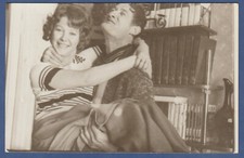 Beautiful young man holding a woman in his arms Soviet Vintage Photo USSR