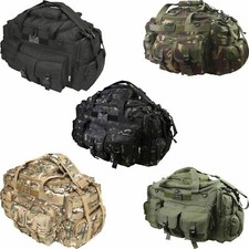UK Saxon Tactical Army Military Camouflage Holdall Molle Bag Rucksack 65L Combat