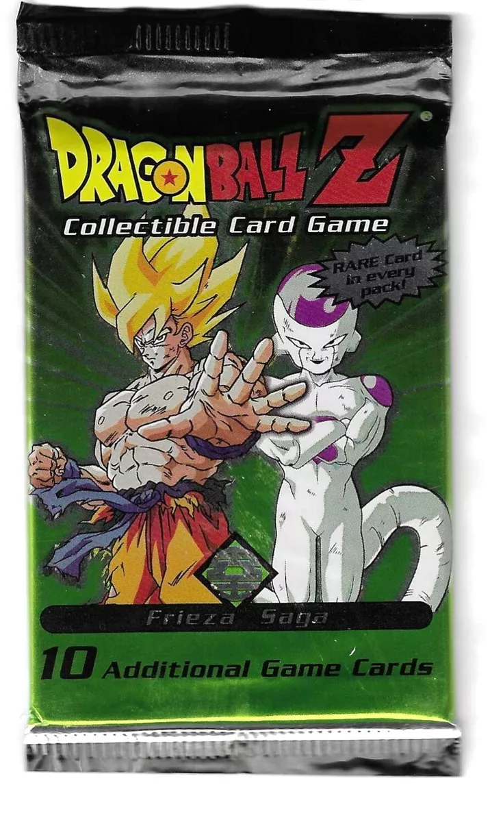 Dragon Ball Z Frieza Saga Booster 10 Card Pack X1 Factory Sealed Rare!!