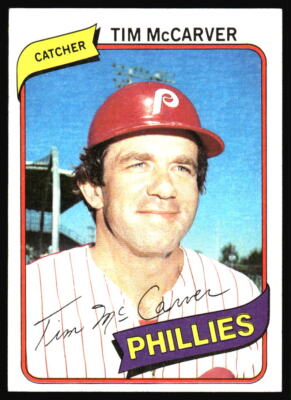 1980 Topps Tim McCarver #178 Philadelphia Phillies