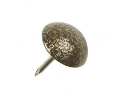 Polsternagel 11 mm oder 16 mm Messing/schwarz ''pulverbeschichtet'' - Packungsgröße wählbar