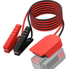 Adapter For Bauer 20V with 6FT Jumper Cable Car Battery Charger Jump Starter