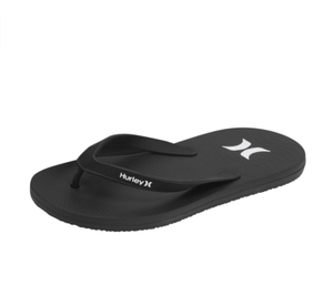 Hurley Flip Flop Windswell icon Chanclas Goma Hombre Black Mar Piscina |  eBay