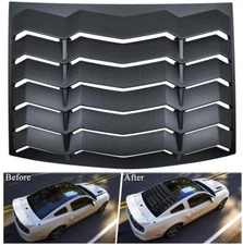 For Ford Mustang 2005-2014 Rear Window Louver Cover Windshield Sun Shade Vent