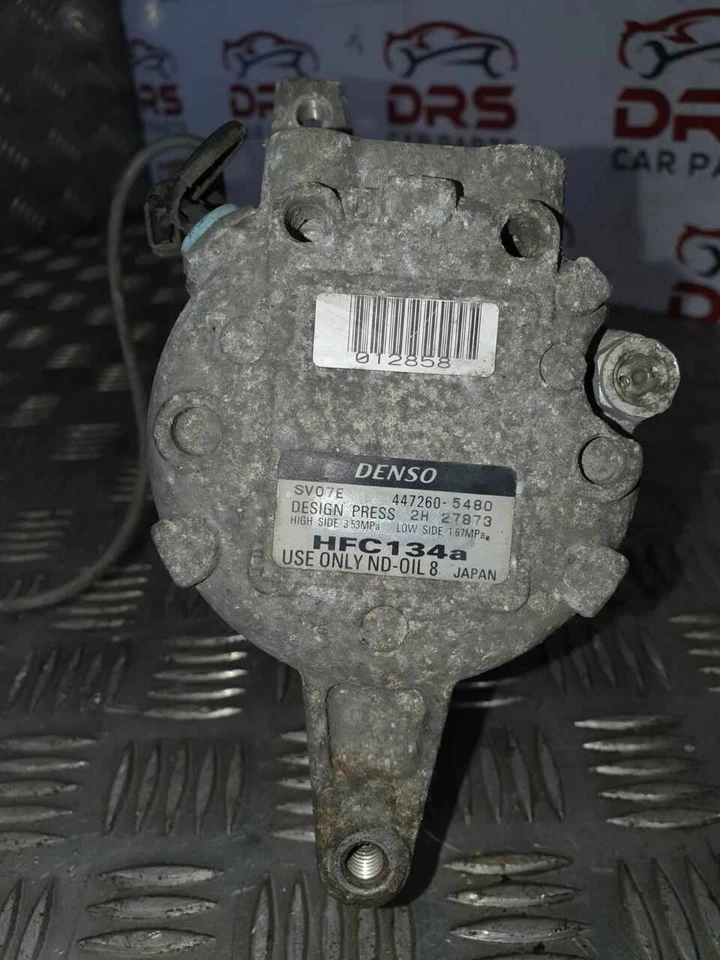 DAIHATSU CHARADE MK5 AIR CONDITIONING PUMP (447260 5480) 1L PETROL 2003 - 2007 - Image 4 of 4