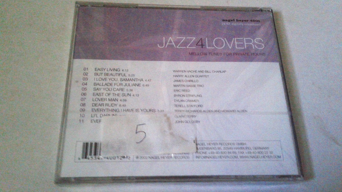 V.A. Lovers For Lovers CD 4枚セット The Four Lovers, Clyde McPhatter, Cole Porter, Gregory