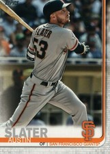 #594 Austin Slater San Francisco Giants 2019 Topps Series 2 Baseball Card GAL