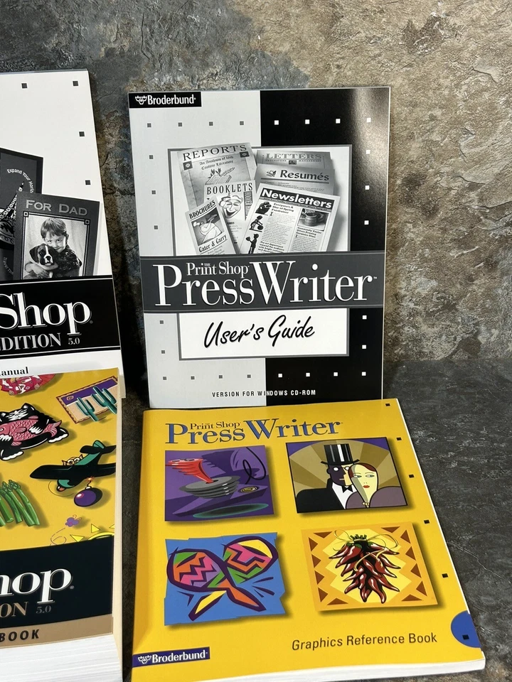 Broderbund The Print Shop Publishing Suite Cd Plus Books - Image 3 of 4