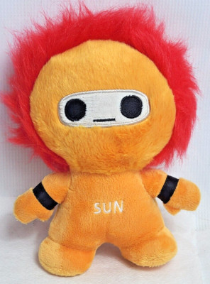 Aurora World Galaxy Ninja Sun Plush Anime Yellow 9''