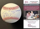 Greg Bargar RARE Expos, Cardinals, MLB OMLB BASEBALL SIGNED JSA COA AUTOGRAPHED