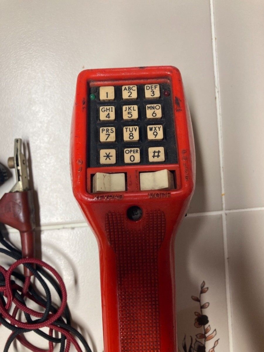 VINTAGE HARRIS DRACON DIV TS21 X89 LINEMAN TESTER PHONE | eBay