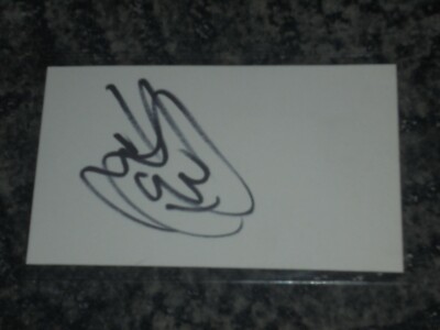 DAVID JAMES - ENGLAND - INDEX CARD SIGNED. - 