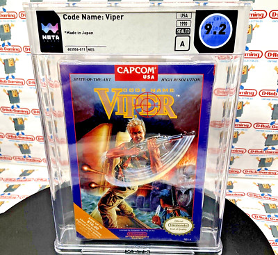 Code Name Viper CAPCOM Super New Sealed VGA WATA CGC Gamecube NES SNES Contra