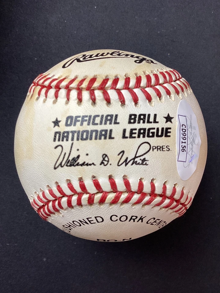 Béisbol firmado por Roberto Hernández certificado JSA. #9 Lanzador MLB Medias Blancas/Rayos ¡AUTO! Foto 4 de 4