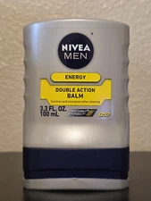 Nivea For Men Energy Double Action Balm Q10 Soothes Energizes 3.3oz