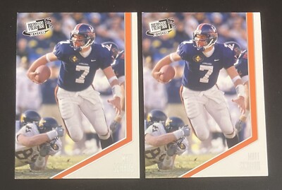 (2) Matt Schaub 2004 Press Pass SE ROOKIE Lot #27 - Virginia 