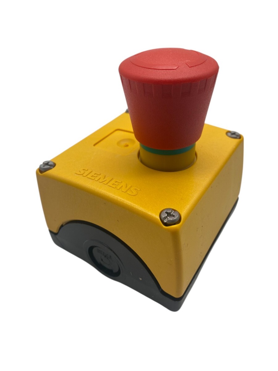 Siemens 3SB3 801-0EG3 Emergency Stop Push Button / Switch | eBay