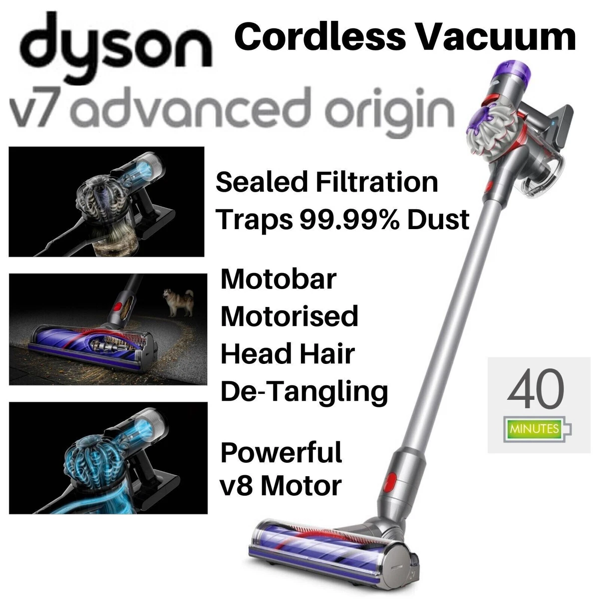 Dyson v7 animal origin cordless vacuum online