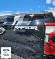 2024-2025 Ford Ranger Raptor tailgate inlays - vinyl decals stickers inlays