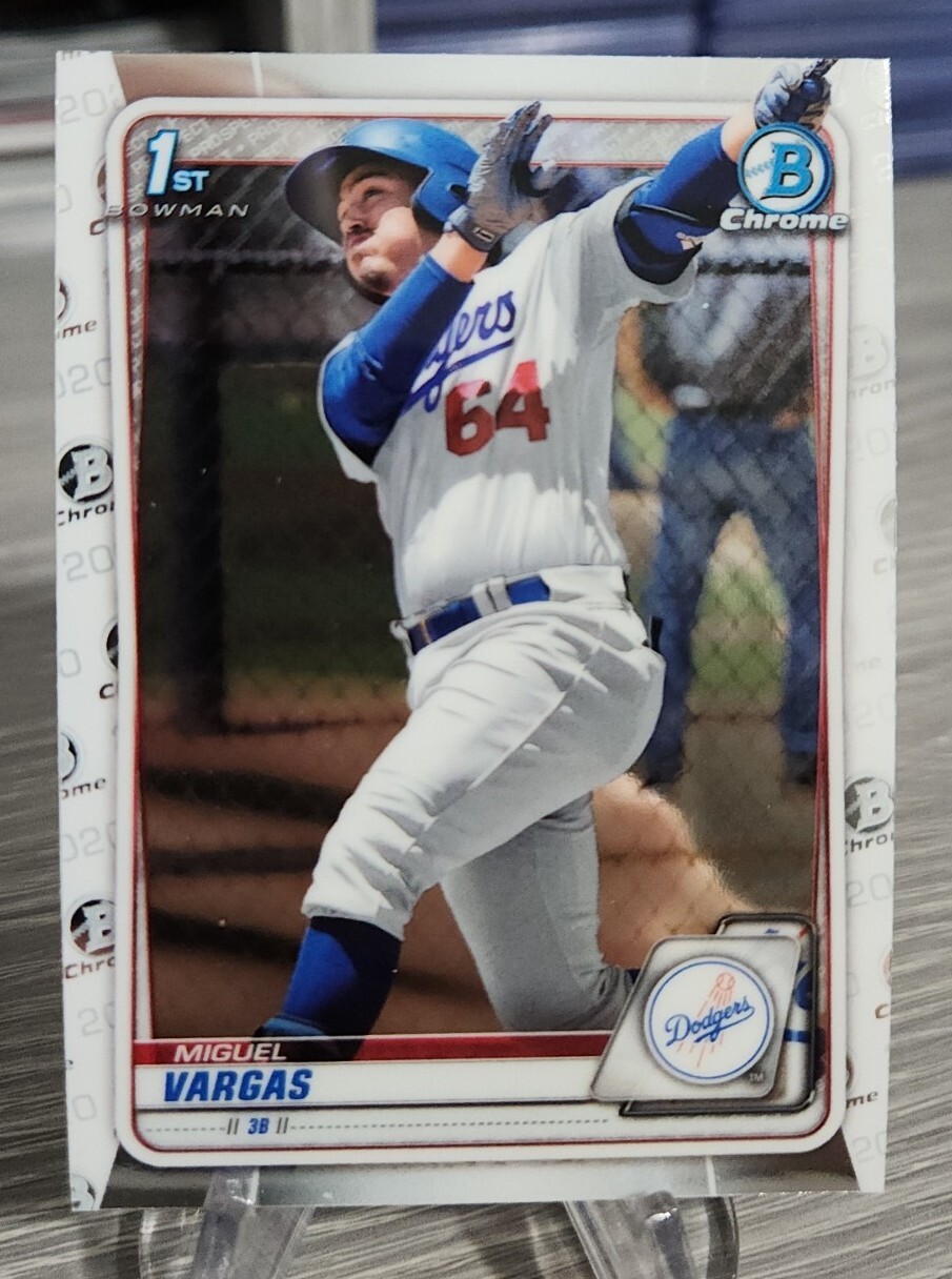 Miguel Vargas 2020 Bowman Chrome 1st Bowman #BCP-131 Los Angeles Dodgers/CWS