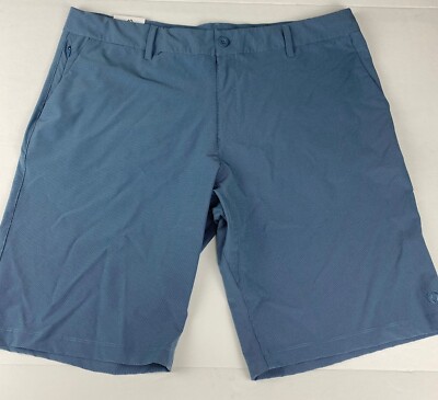 Hang Ten Men's Hybrid Walk Shorts Quick Dry Stretch Blue Size 40