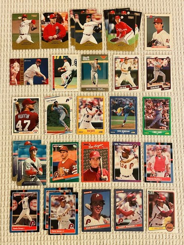 Philadelphia Phillies 450 Card Lot! Rookies, Prospects, Parallels, #’d & More! - Picture 24 of 24